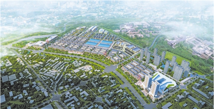 乐山嘉州商贸物流园区规划效果图项目部提供